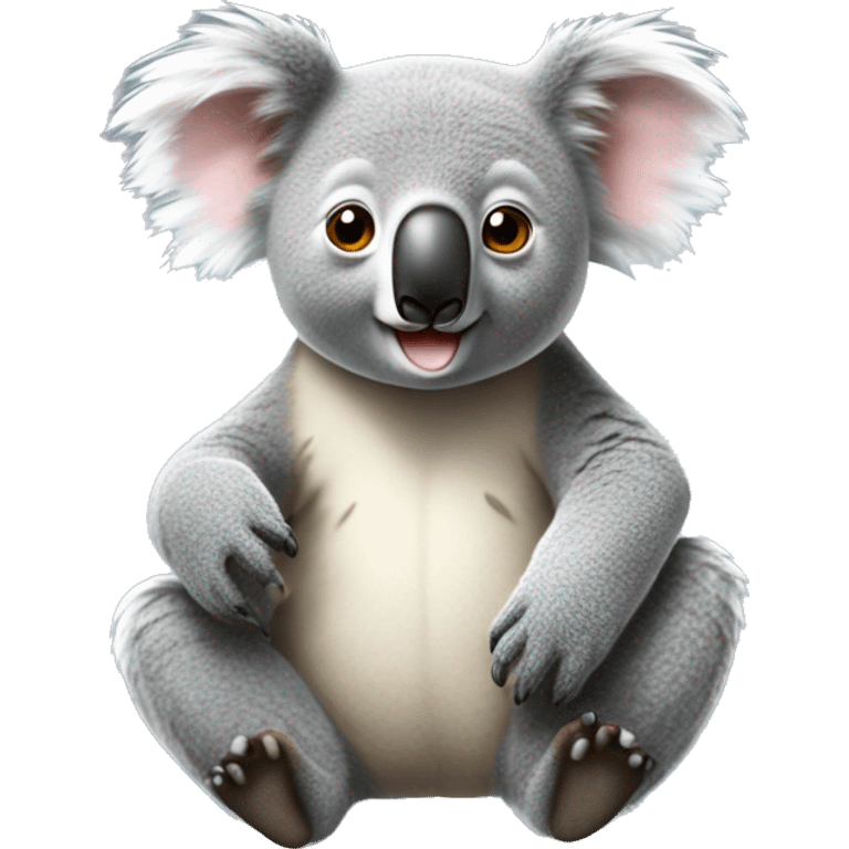 Koala ￼wearing a oddie  emoji