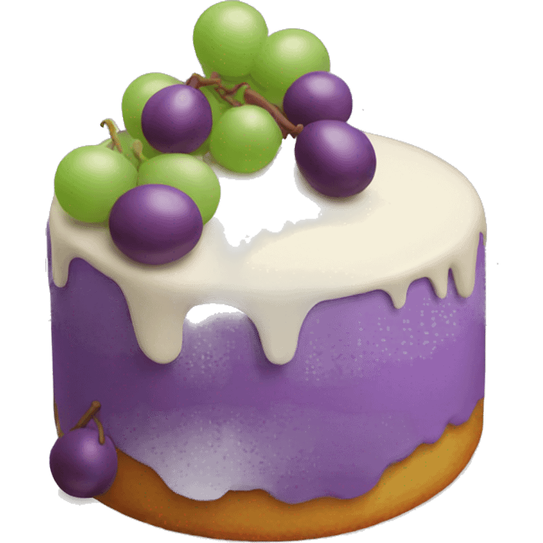 grape cake emoji