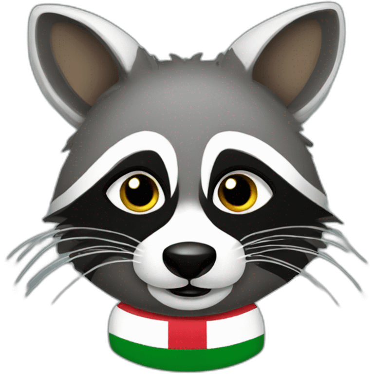 hungarian nationalist raccoon emoji