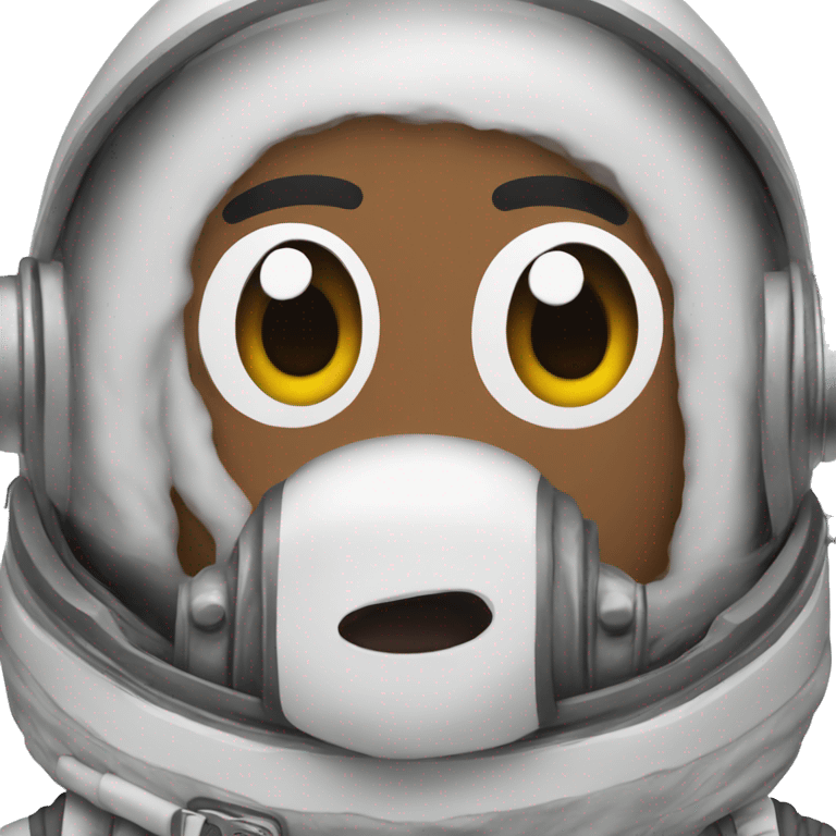 Astronaut poop emoji