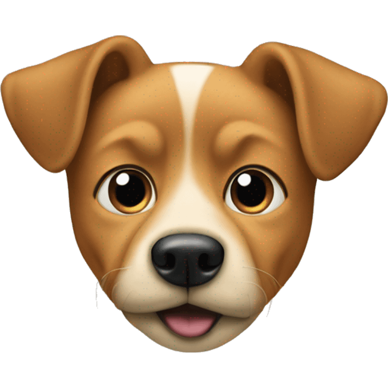 dog face inside a home emoji