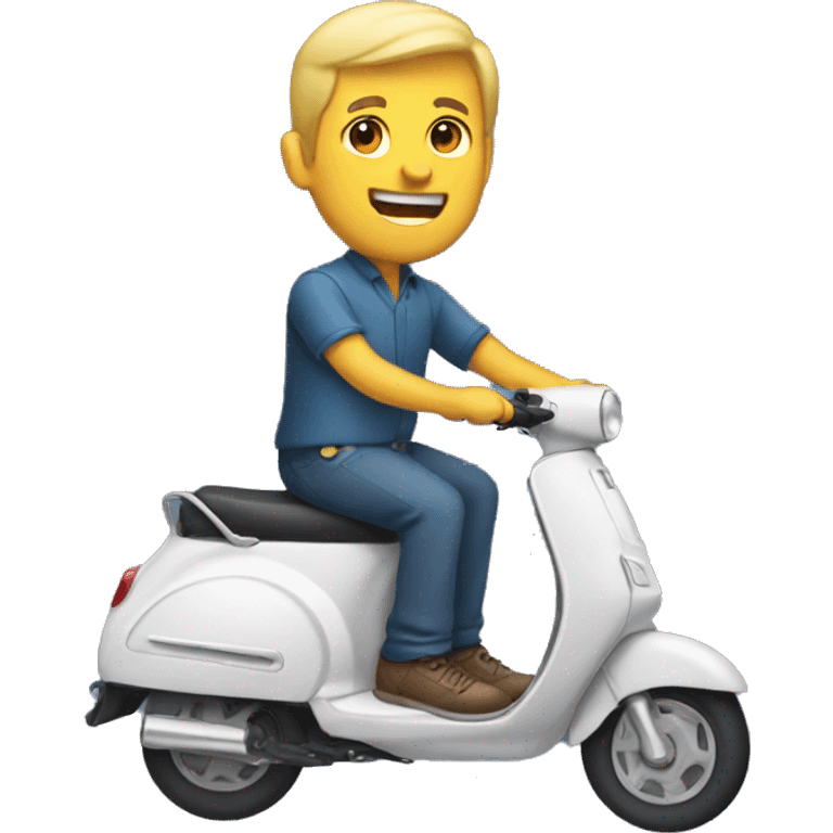 man with scooter emoji