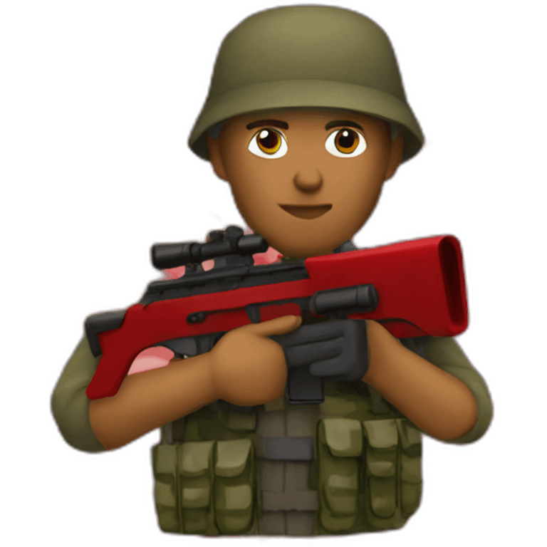 Sniper red camo emoji