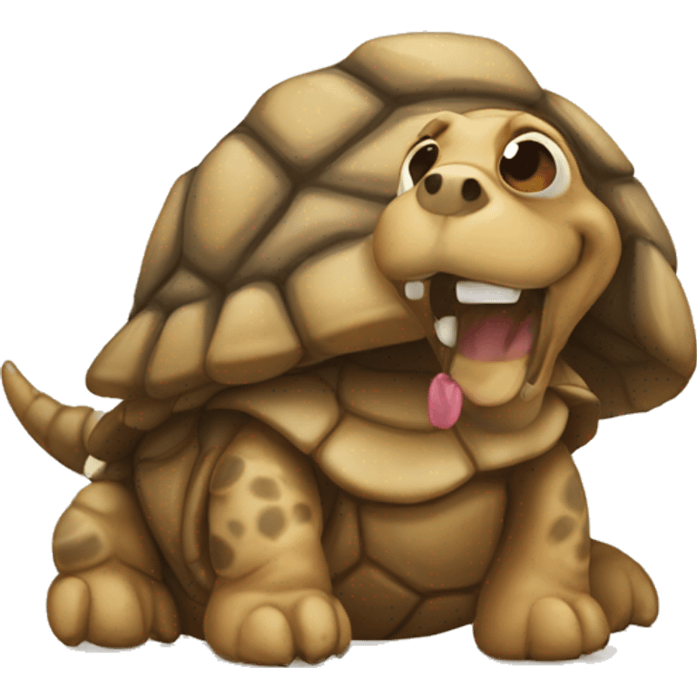 tortoise dog emoji