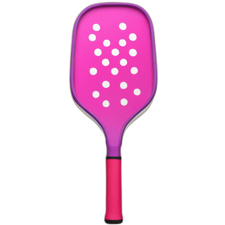 pink pickleball paddle emoji