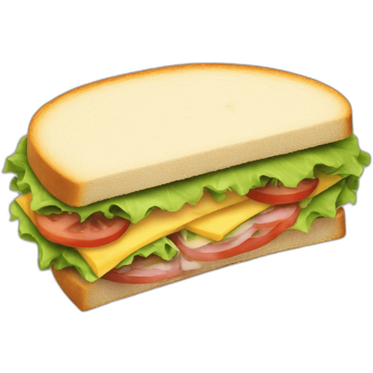 sandwich from the top emoji