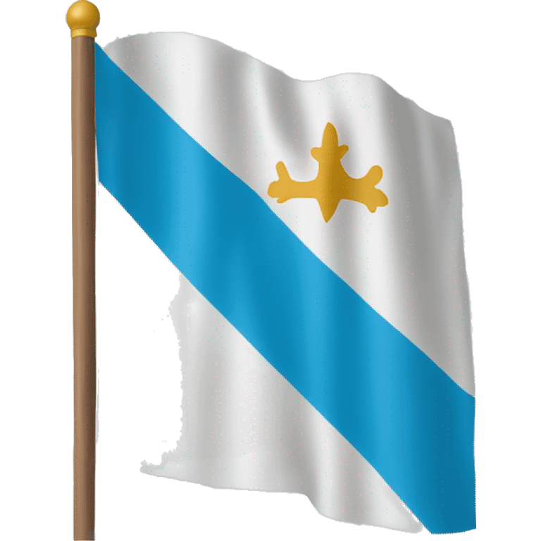 Bandera de Galicia emoji