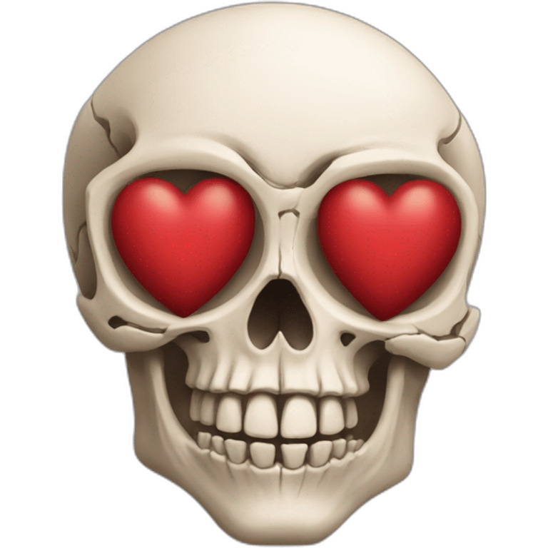 skull heart emoji