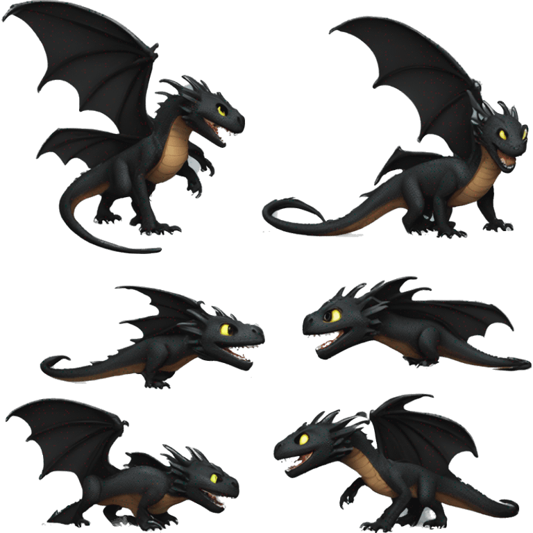 Dragon (Toothless) emoji