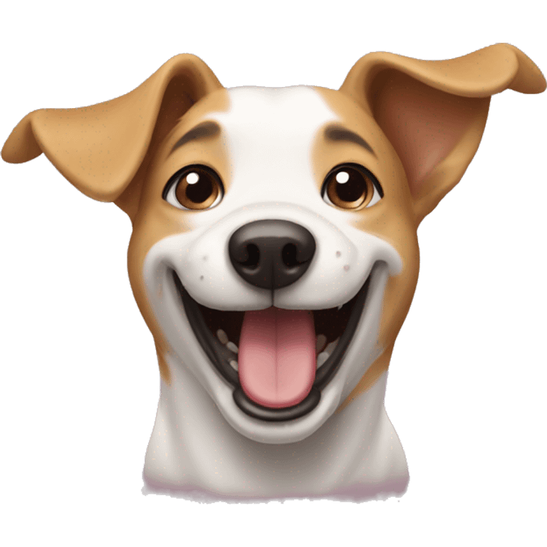 Happy dog emoji