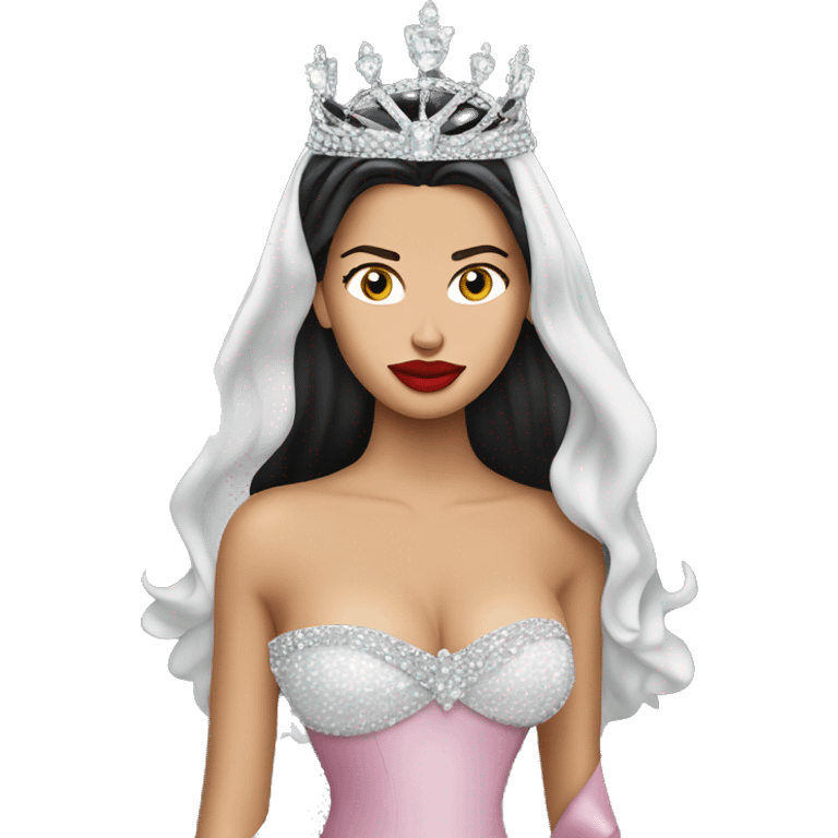 Adriana Lima wearing a tiara emoji