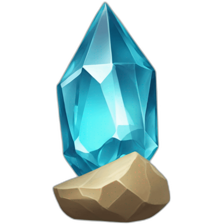 Cristal-piedra emoji