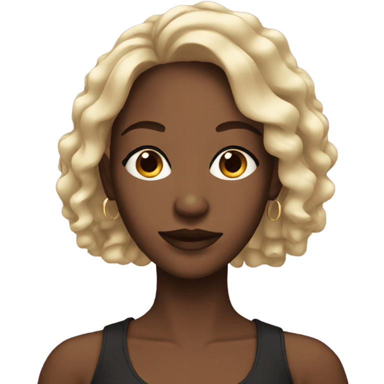 pretty black woman emoji