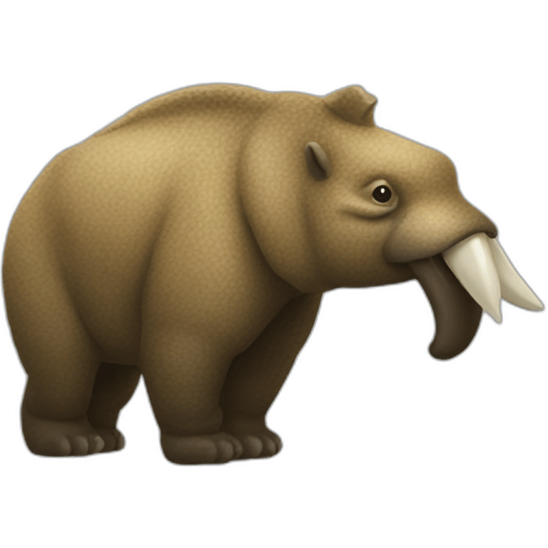 Bite-sized megafauna emoji