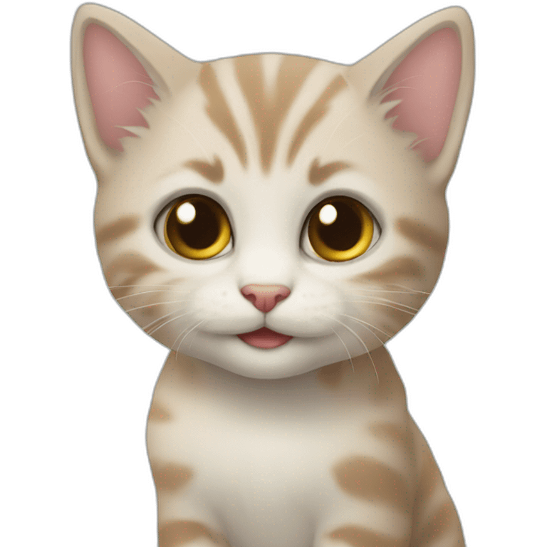 cute kitten emoji