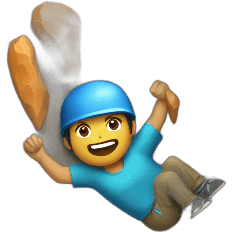 Bouldering emoji