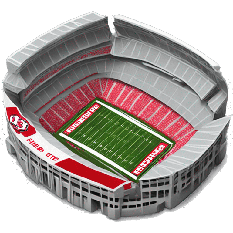 ohio state football stadium  emoji