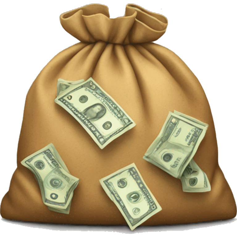 bag with money emoji