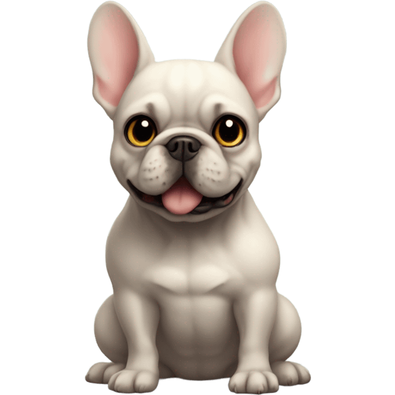 Fluffy Frenchie emoji