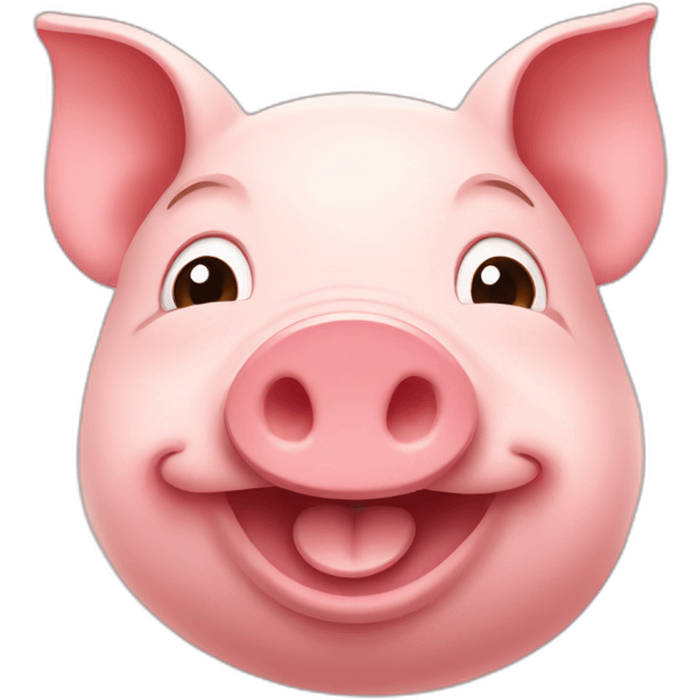 happy animal pig emoji