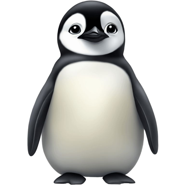 Emperor penguin chick emoji