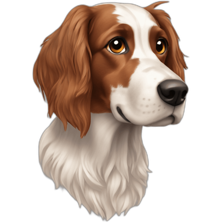 Race de chien setter gordon emoji