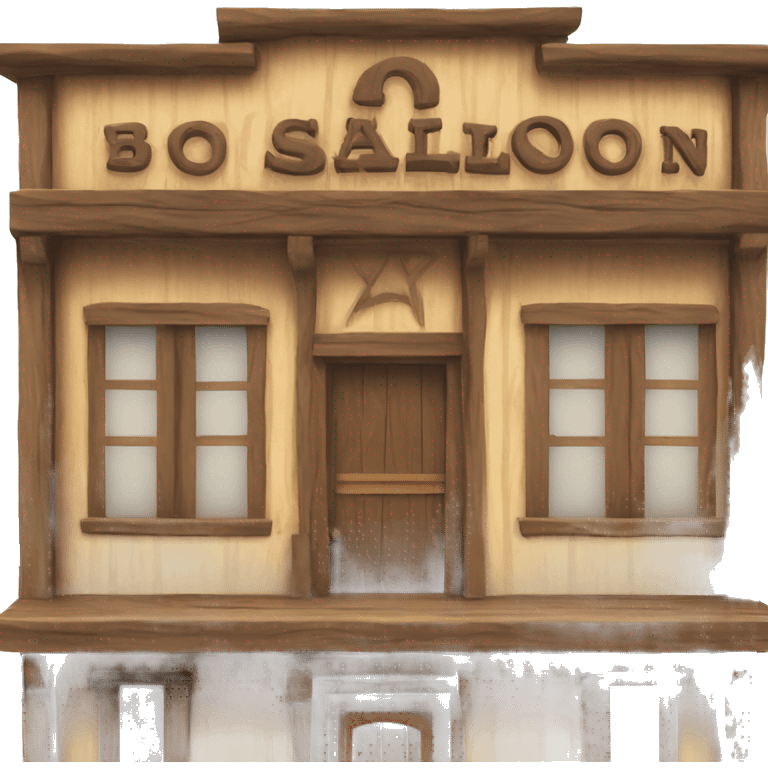 Western saloon building  emoji