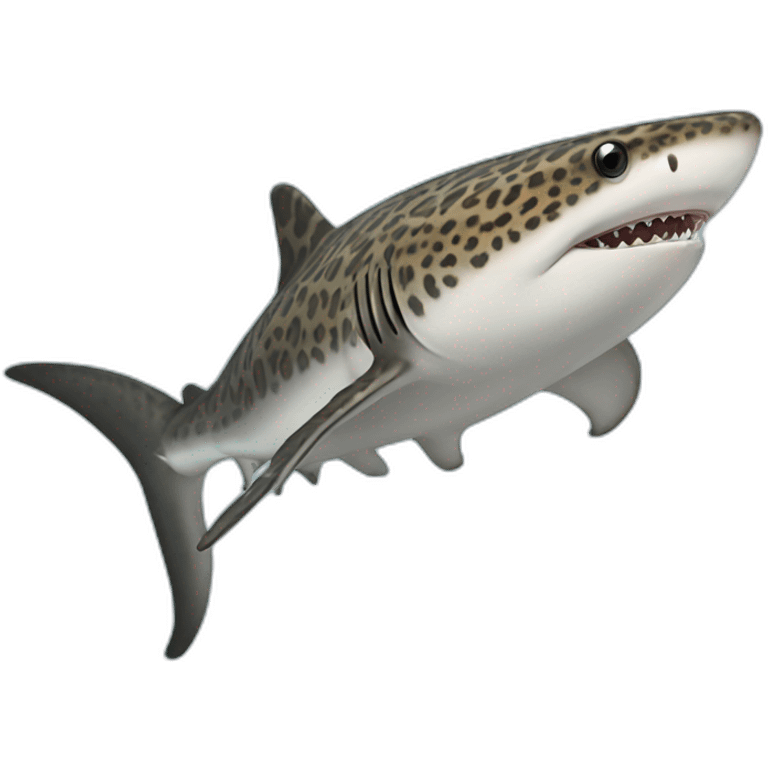 Leopard shark emoji