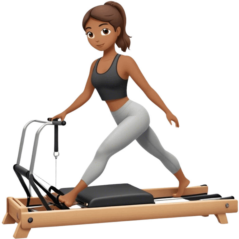 Pilates reformer girl emoji