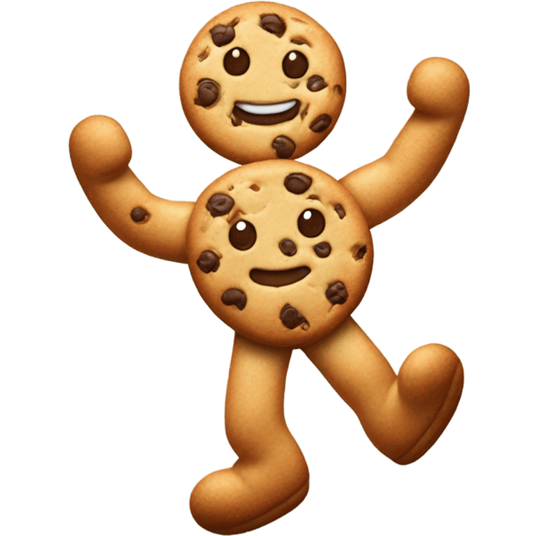 Dancing cookie emoji