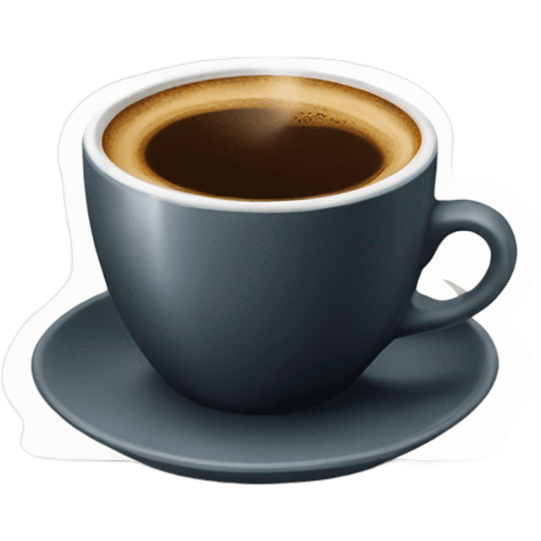 Elegant cup of espresso emoji