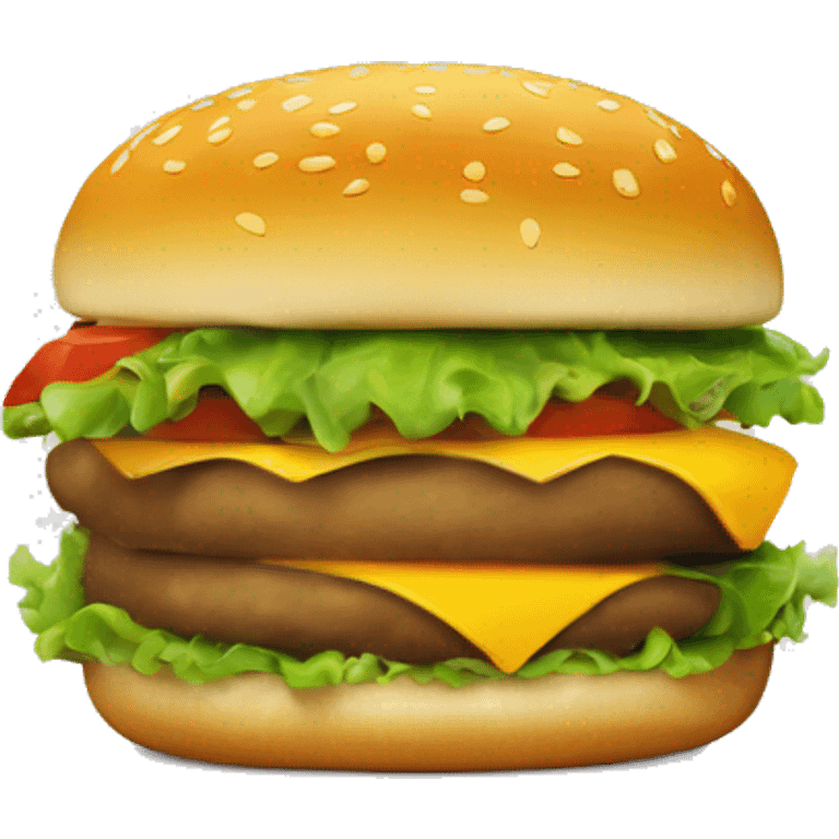 Cheeseburger on dirw emoji