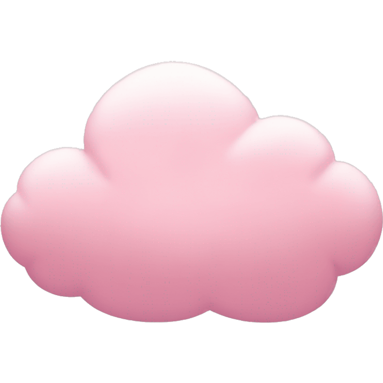 Pastell pink Cloud  emoji