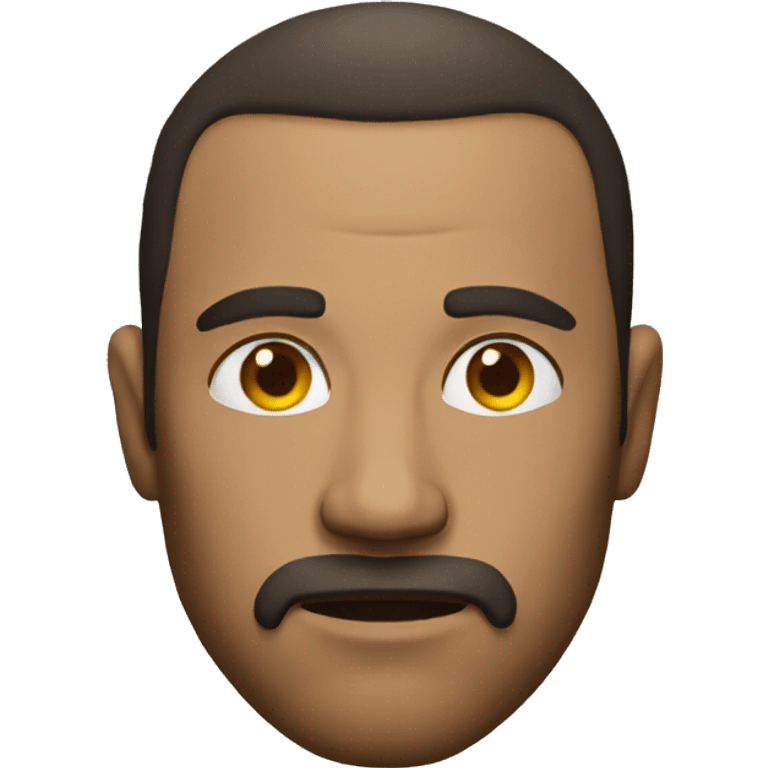 Intense looking man emoji