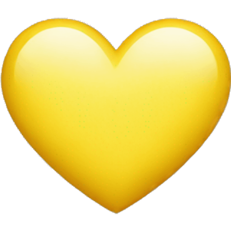 Yellow heart  emoji