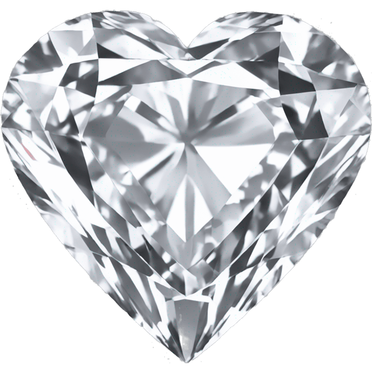 Heart shaped 56-carat white diamond emoji