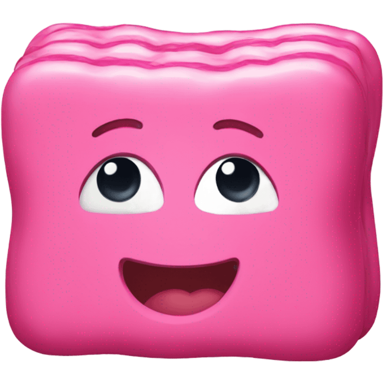 pink candy bar with the inscription kerlli emoji