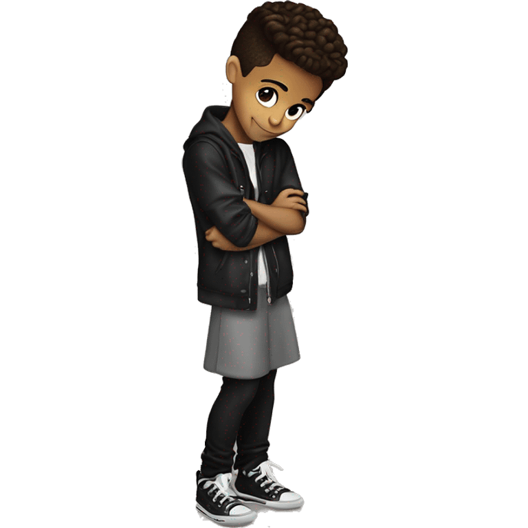 The boy is mine Ariana grande poster emoji