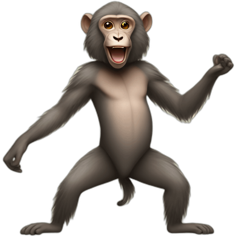 Dancing Baboon  emoji