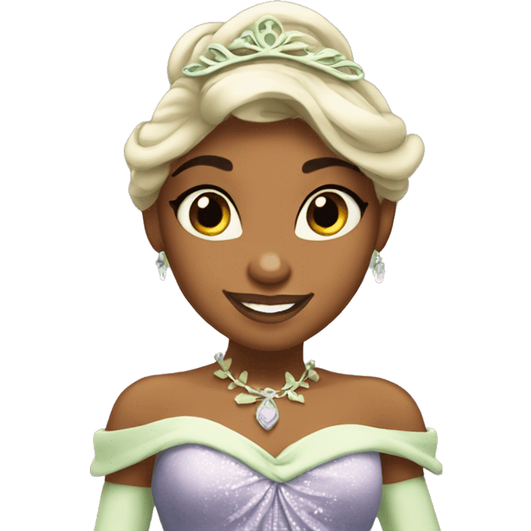 Tiana from princess and the frog emoji