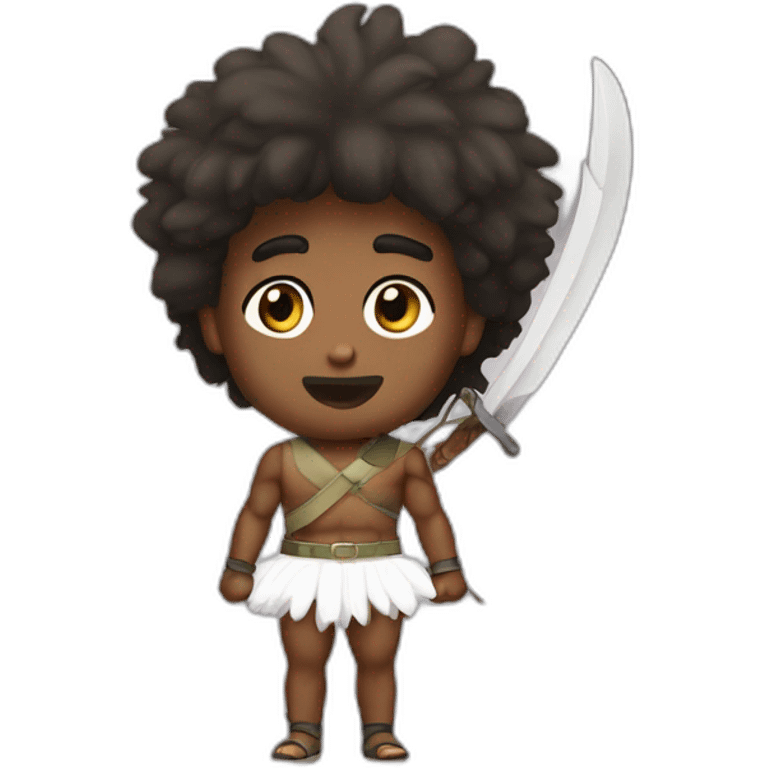 Rambo en tutu emoji