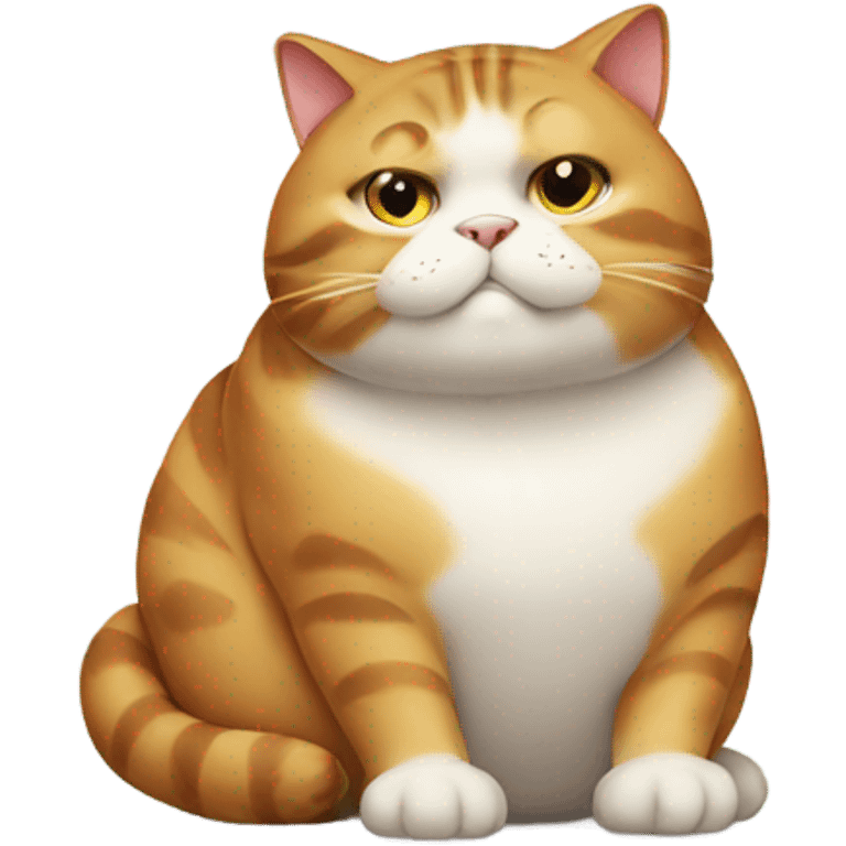 Fat cat emoji