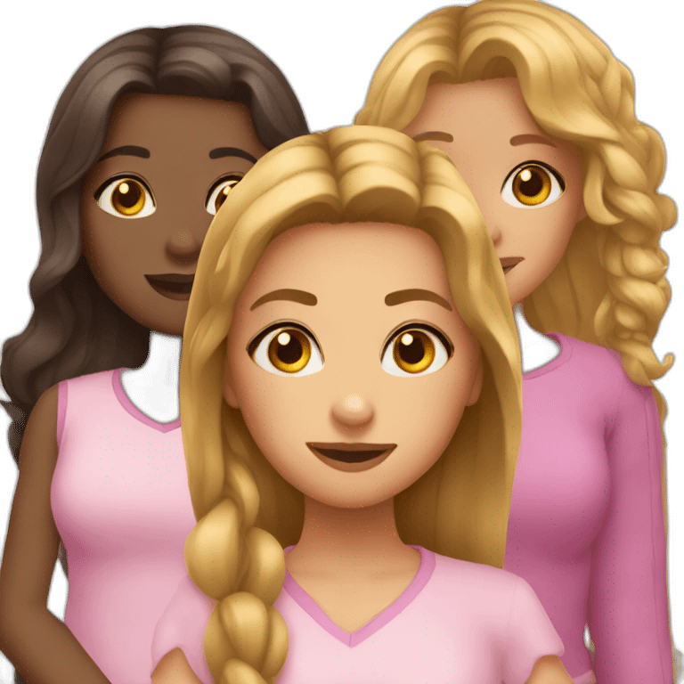 Girls trio emoji