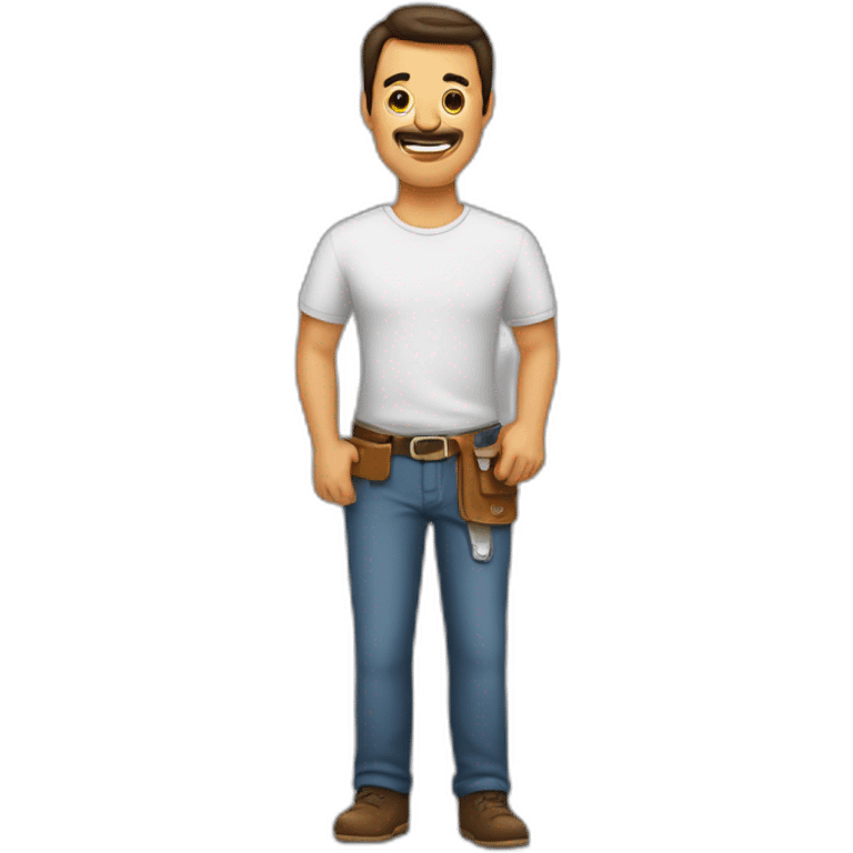 hombre con herramientas emoji