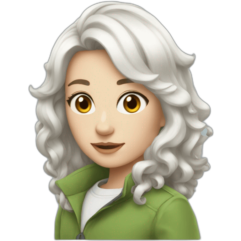 Verge blanche emoji