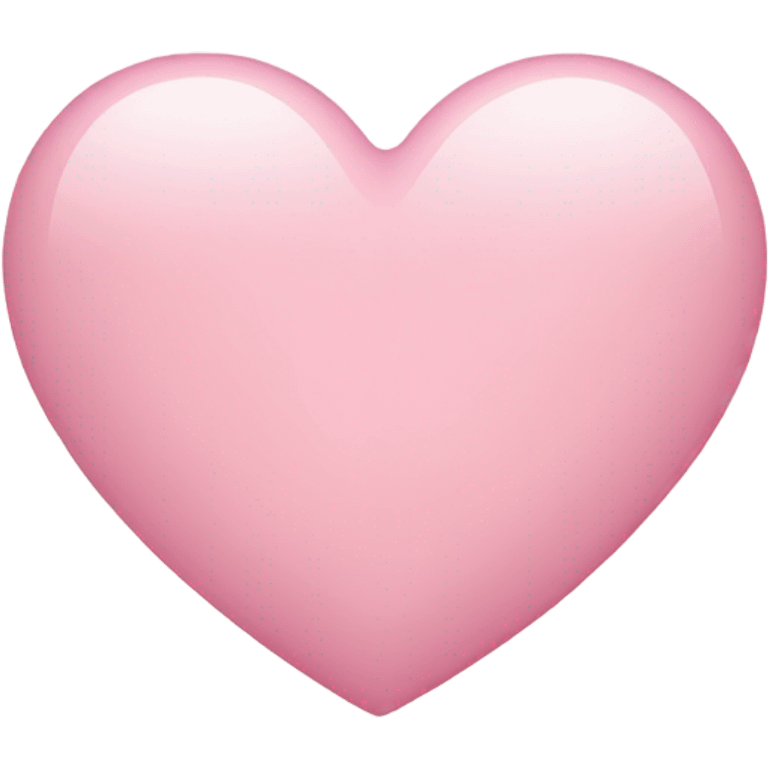  Light pink heart  emoji