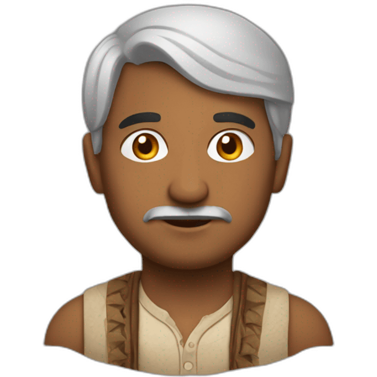 typical indian man emoji