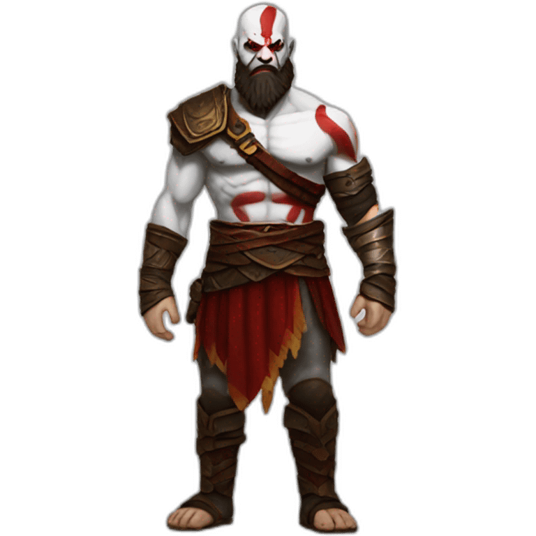 Kratos-full body emoji