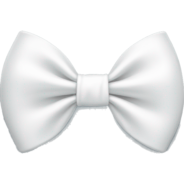 cute white bow emoji