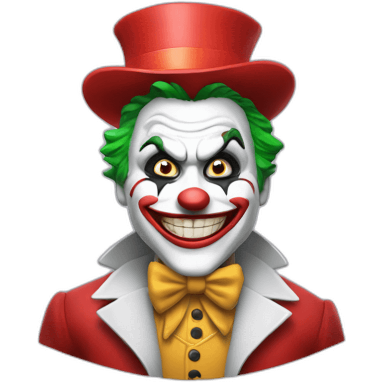 funny joker invite you to play emoji